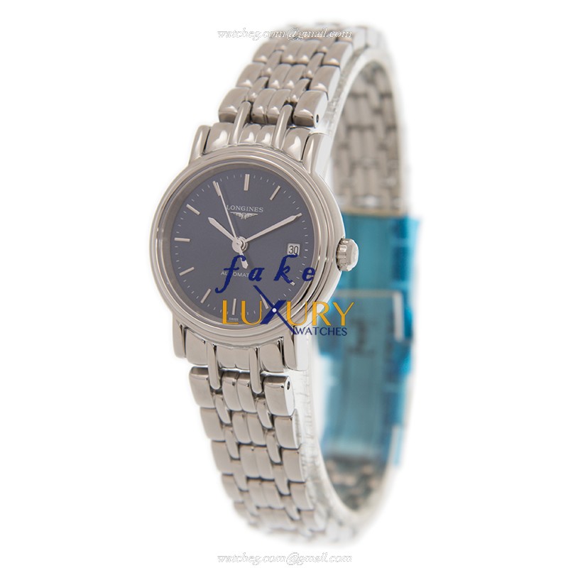 Longines L4.321.4.92.6 Replica Watch Automatic Blue Dial Silver Stainless Steel Strap - Image 3