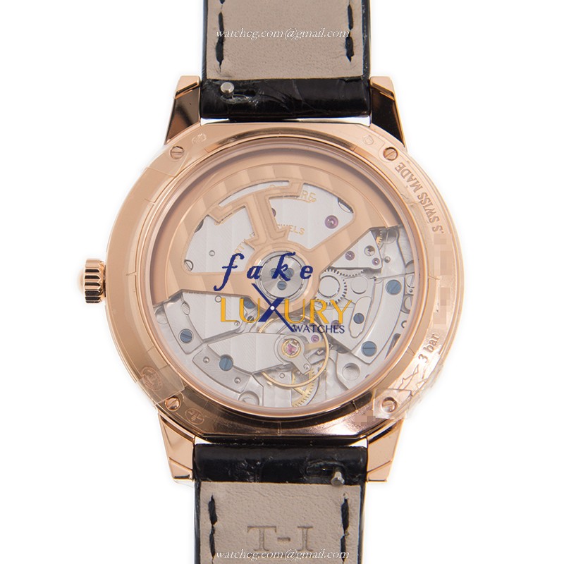 Jaeger-Lecoultre Q3442430 RENDEZ VOUS Auto 18kt Rose Gold Diamond Bezel Replica Watch - Image 3