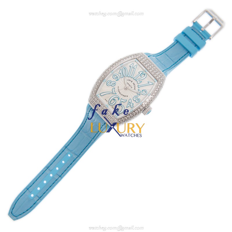 Franck Muller V 35 SC AT FO D AC.BL VANGUARD Automatic Steel White Dial Replica Watch - Image 2