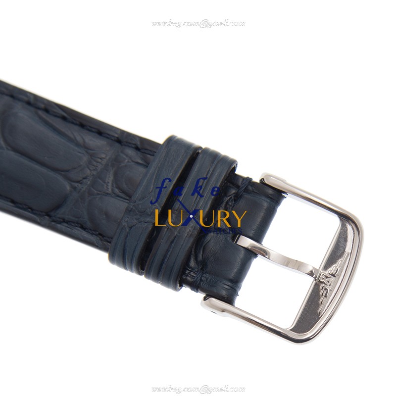 Longines L4.974.4.92.2 Replica Watch, Blue Dial, Steel Case, Leather Strap, Automatic - Image 4