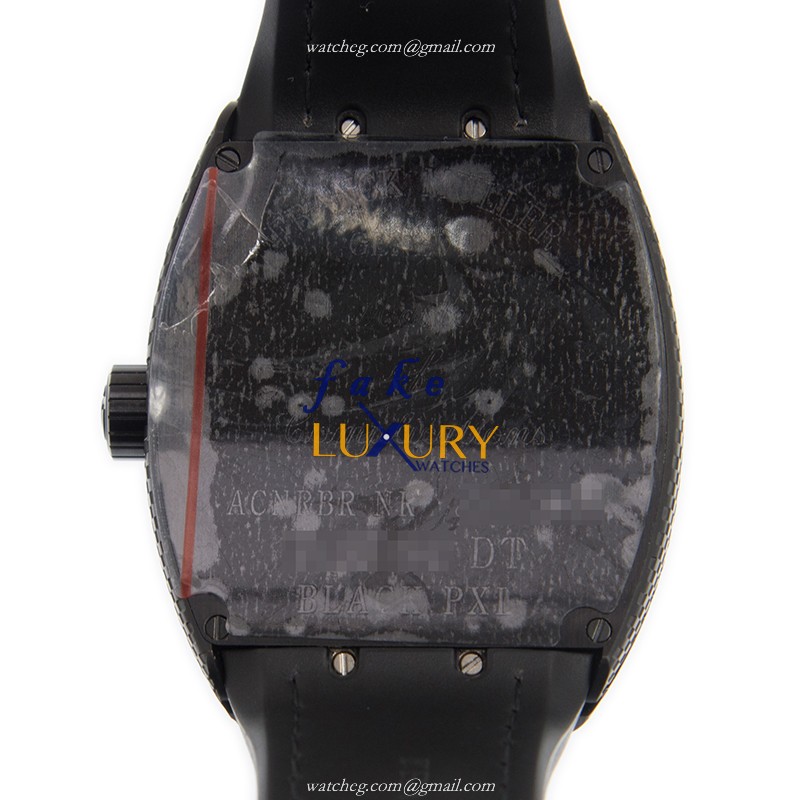 Franck Muller V45SCDTBLACKPXLACNRBRNR Vanguard Automatic Silver Dial Steel Case Replica Watch - Image 3
