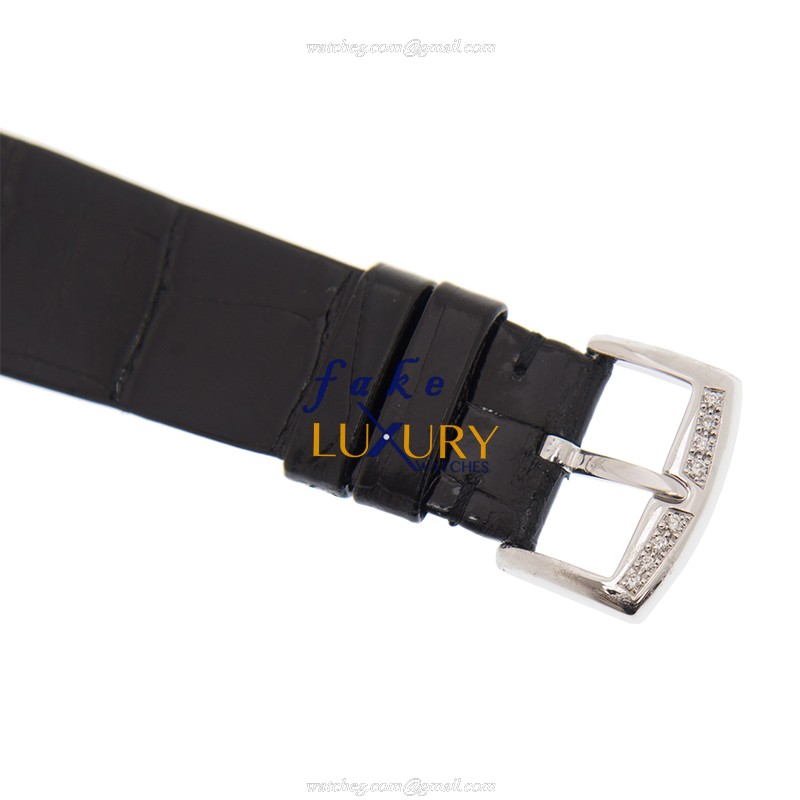 8038QZCOLDRMRDCDOG - Franck Muller Replica Watch 18kt White Gold Diamond Quartz Silver Dial - Image 4