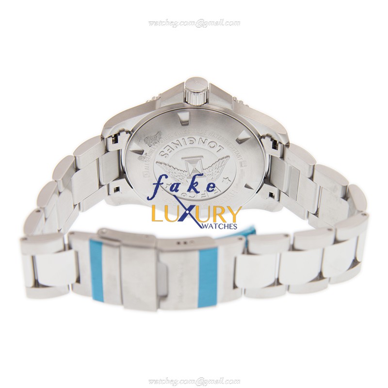 Longines L3.782.4.96.6 Replica Watch, Swiss Automatic, Stainless Steel Case, Blue Dial - Image 4