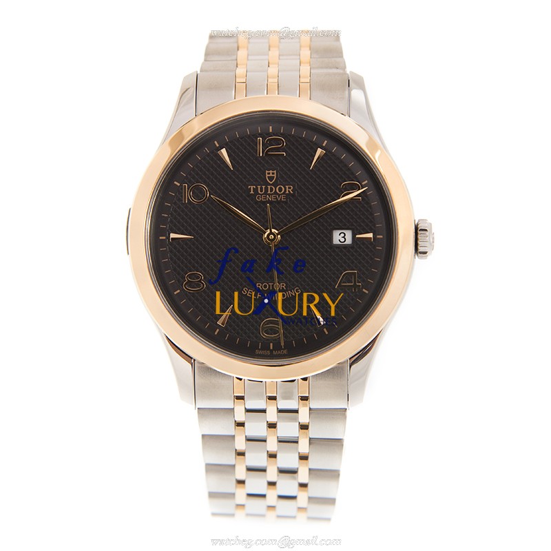 Tudor 91651-67071-BK 1926 Auto 18kt Rose Gold/Steel Case Replica Watch - Image 2