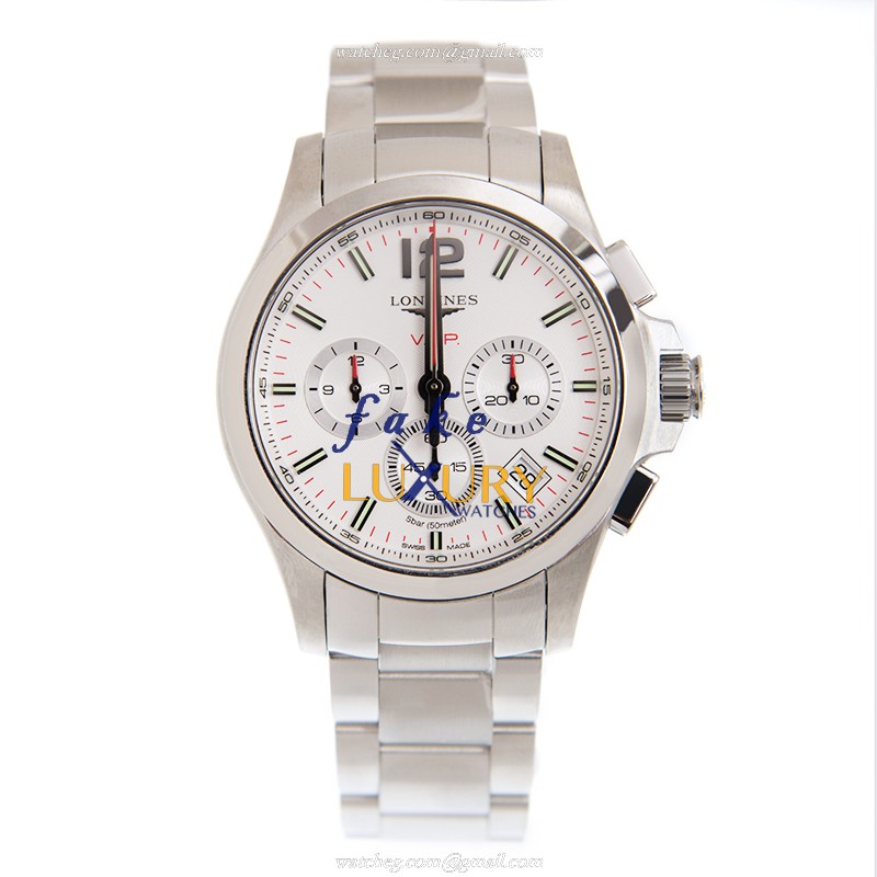 -15202ST.OO.1240ST.01 - Longines L3.717.4.76.6 Replica Watch - Quartz - White Dial Silver Strap - Image 2