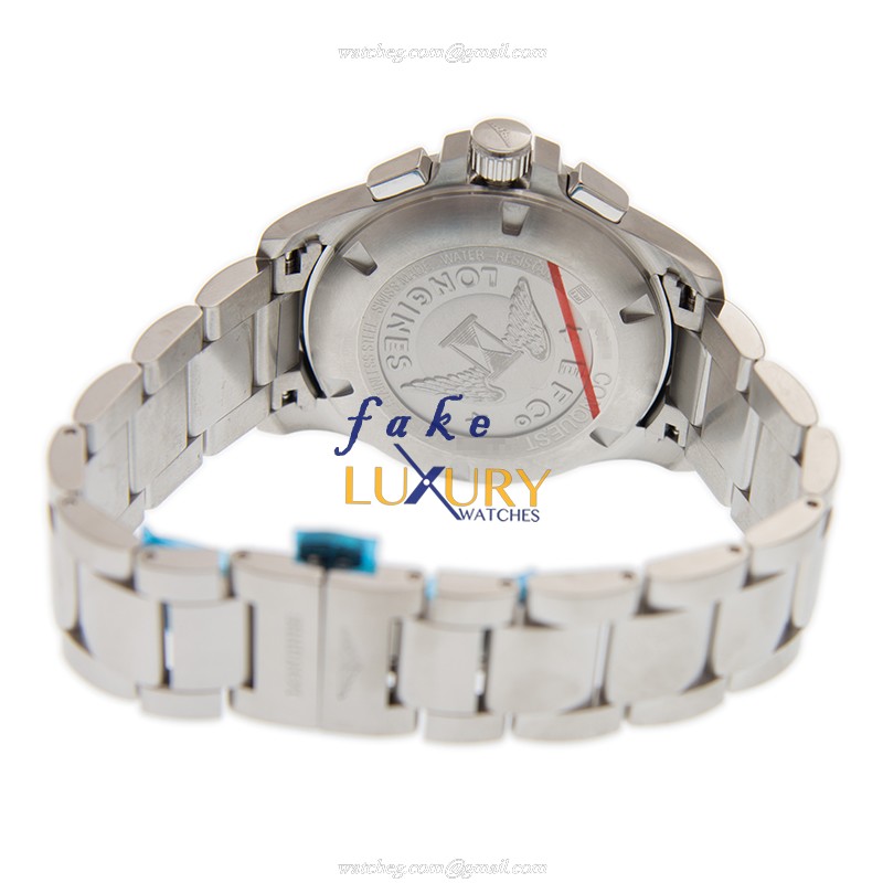 -15202ST.OO.1240ST.01 - Longines L3.717.4.76.6 Replica Watch - Quartz - White Dial Silver Strap - Image 4