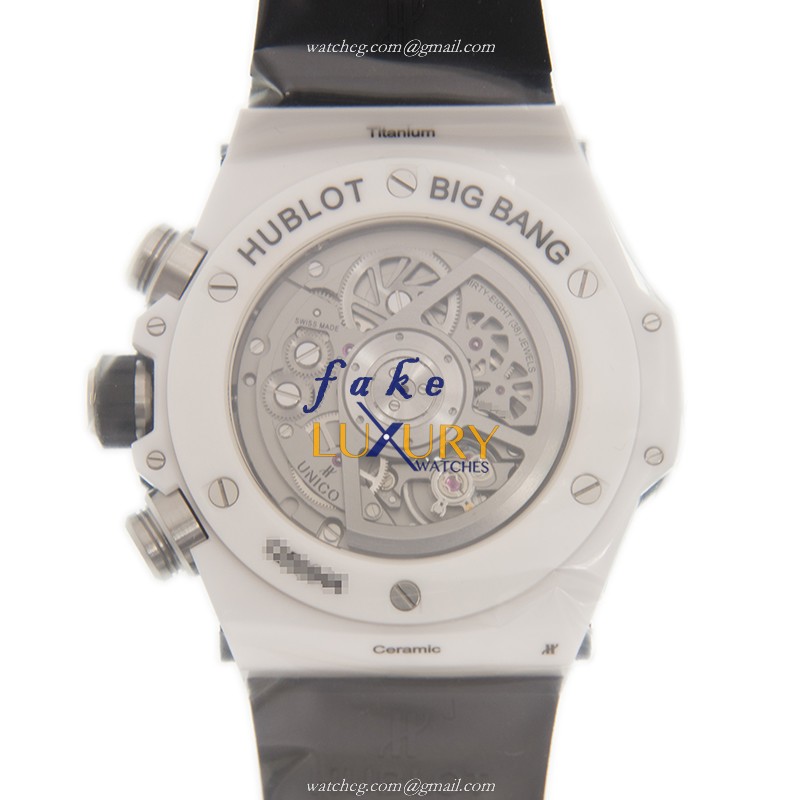 Hublot 411.HX.1170.RX Replica Watch with Automatic Movement & Silver Dial - Ceramic Case - Image 3