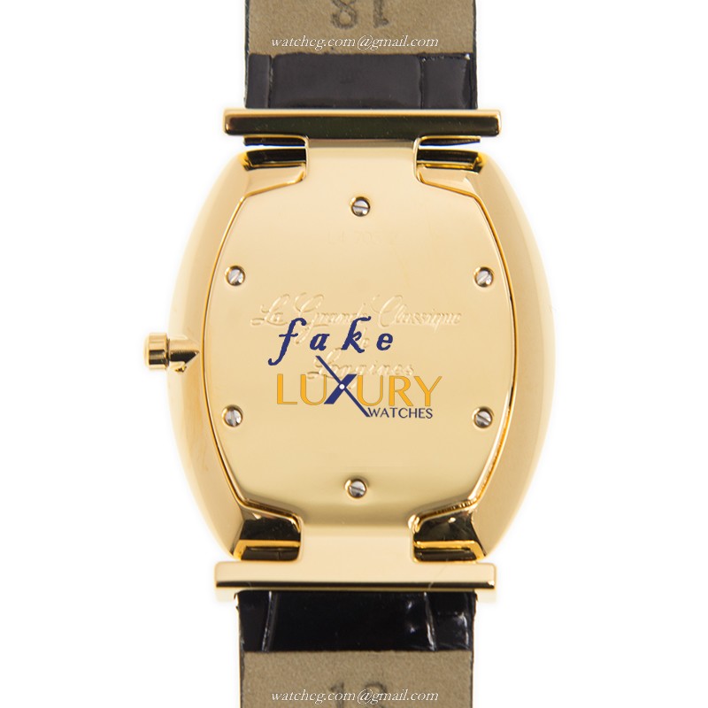 Longines L4.705.2.32.2 La Grande Replica Watch, Quartz, 24mm, Gold Dial, 18kt Yellow Gold Case - Image 3
