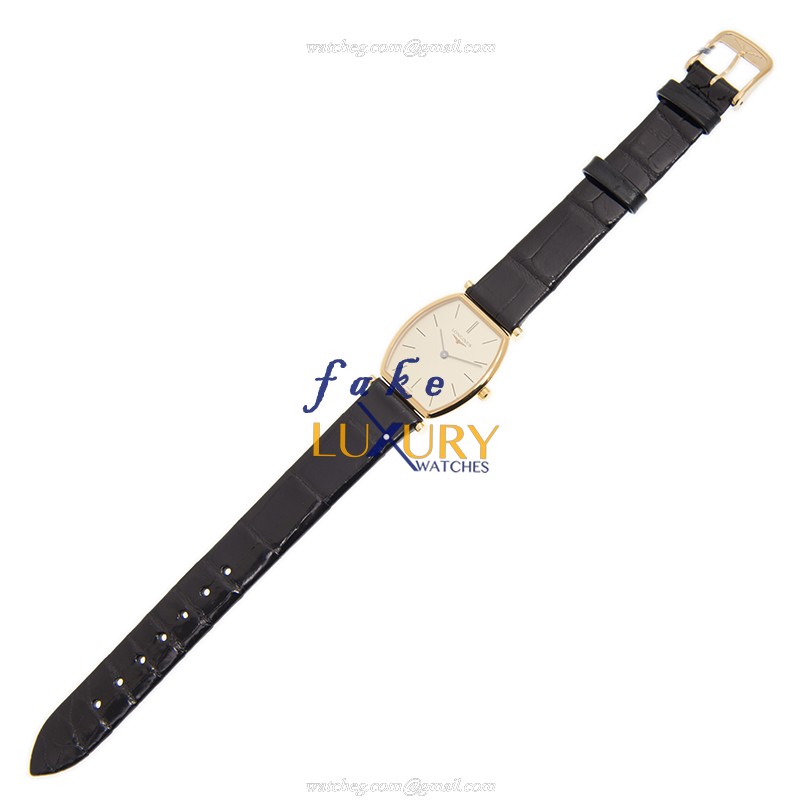 Longines L4.205.2.32.2 Quartz 18kt Yellow Gold Replica Watch, Automatic, Silver Dial, Steel Case - Image 2