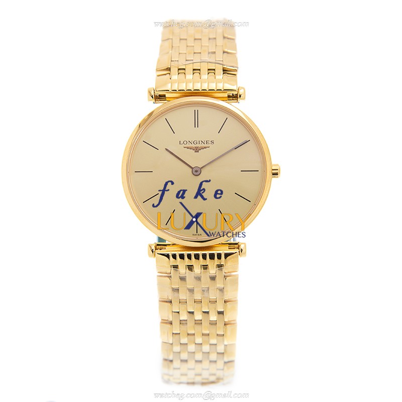 Longines L4.512.2.32.8 La Grande Quartz PVD Gold 29mm | Automatic | Steel | Replica Watch - Image 2