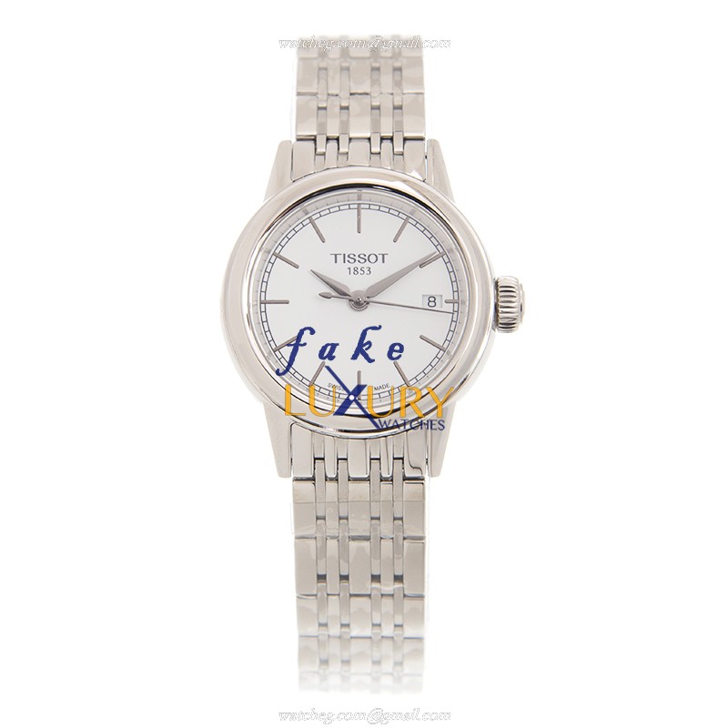 Tissot T085.210.11.011.00 Replica Watch, Quartz Movement, White Dial, Silver Stainless Steel - Image 2