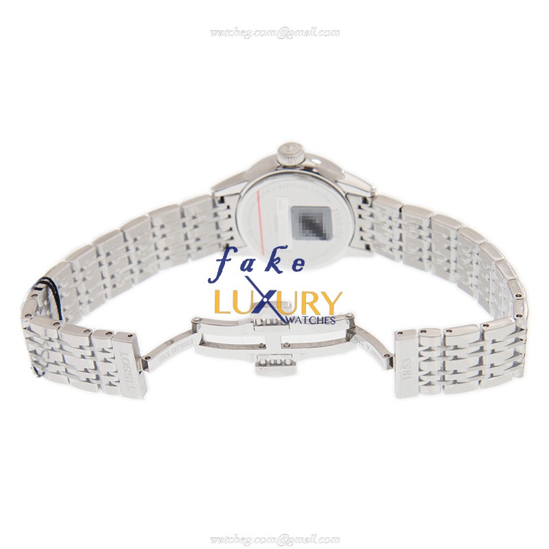 Tissot T085.210.11.011.00 Replica Watch, Quartz Movement, White Dial, Silver Stainless Steel - Image 5