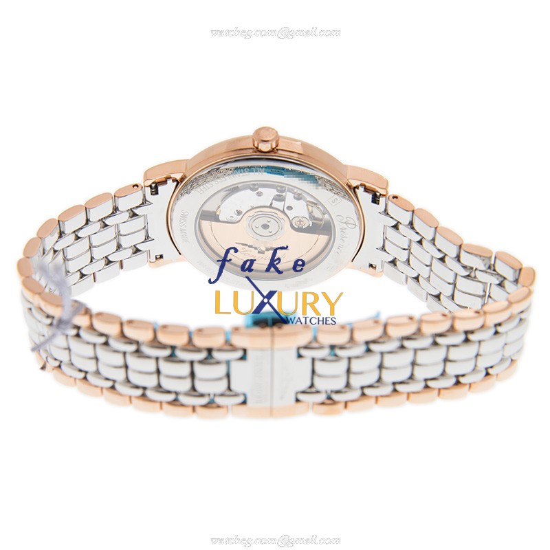 Longines L4.921.1.11.7 PRESENCE Auto 18kt Rose Gold & Steel Case Replica Watch - Image 4