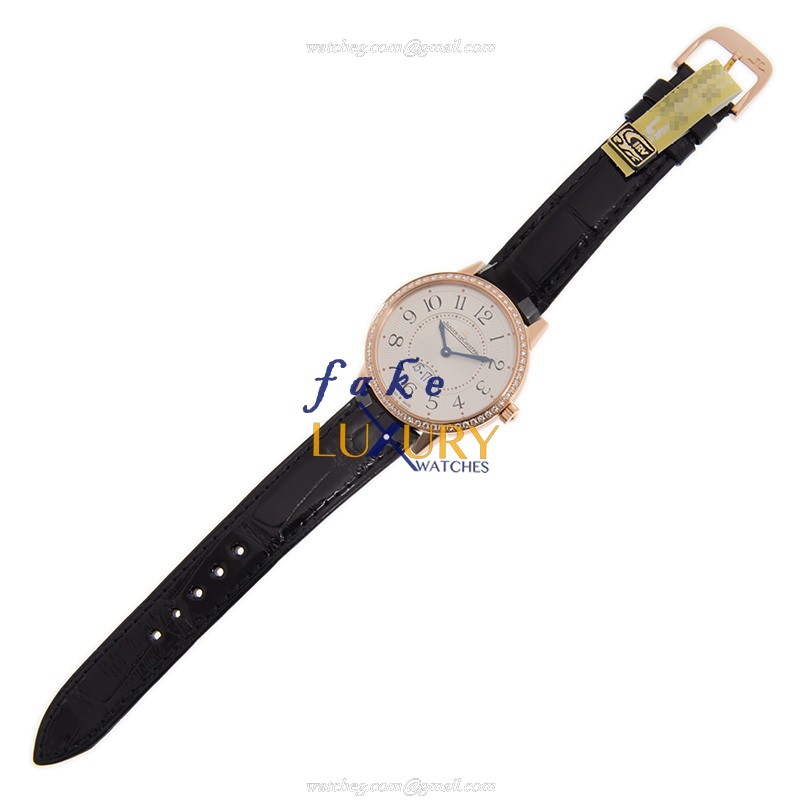 Jaeger-Lecoultre Q3472530 Quartz 18kt Rose Gold | Alligator Black | Rendez Vous Replica Watch - Image 2