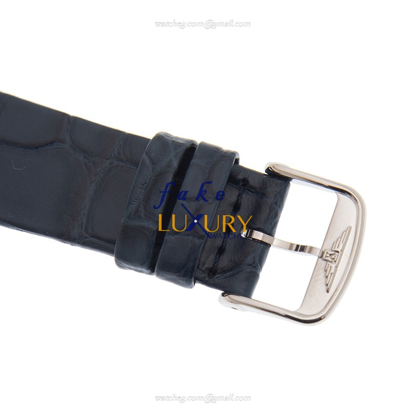 Longines L4.766.4.94.2 La Grande Replica Watch Quartz Blue Dial Stainless Steel Case Blue Leather - Image 4