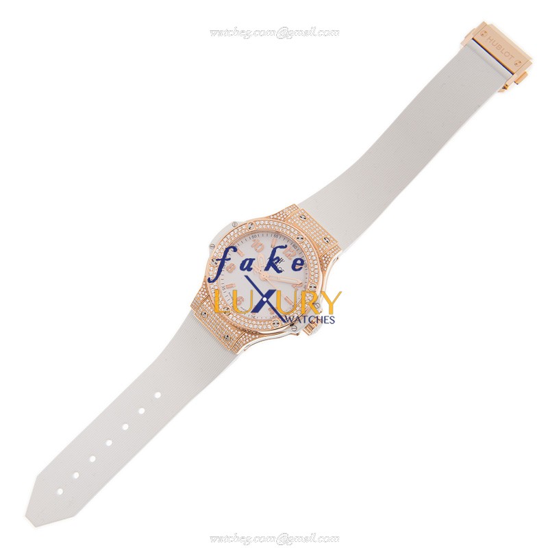 Hublot 361.PE.2010.RW.1704 - Quartz - 18kt Rose Gold & Diamonds - Replica Watch - 38mm Case - Image 2