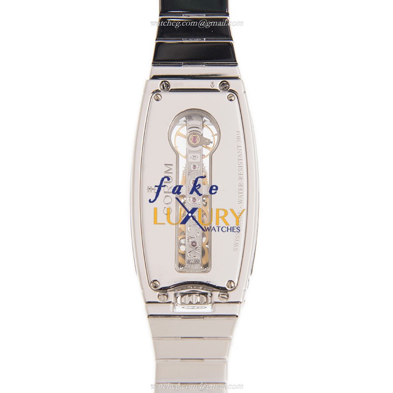 Corum 113.223.69/V603 GR13G Golden Bridge Replica Watch, 18kt White Gold Diamond Case, Manual Wind - Image 3