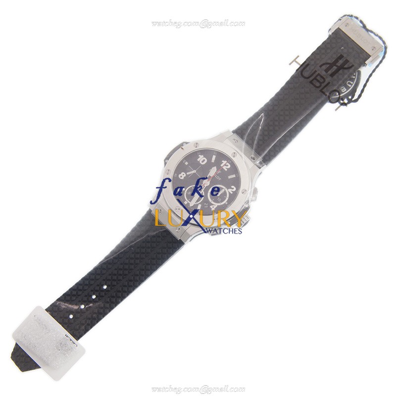 Hublot 301.SX.130.RX BIG BANG Automatic Steel Replica Watch - Swiss Movement, Black Dial, Rubber - Image 2