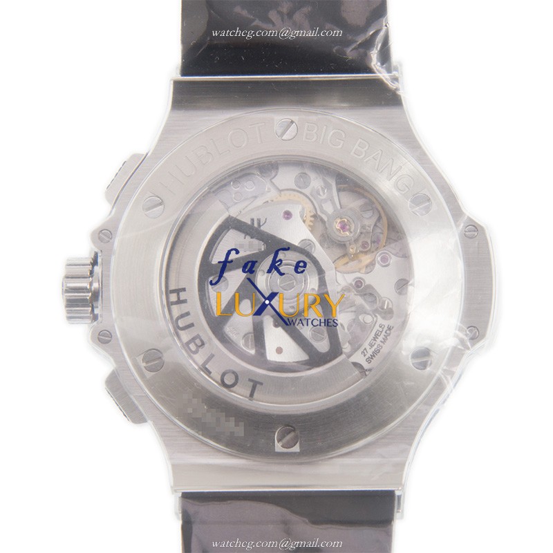 Hublot 301.SX.130.RX BIG BANG Automatic Steel Replica Watch - Swiss Movement, Black Dial, Rubber - Image 3
