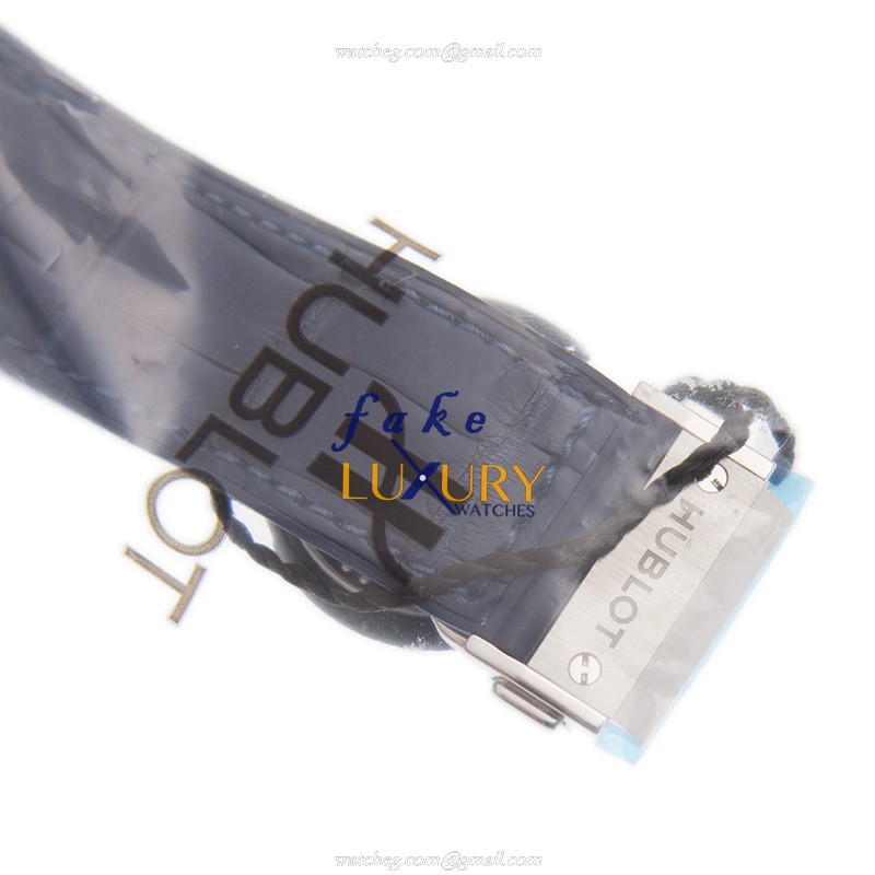 -301.SX.7170.LR - Hublot BIG BANG Automatic Replica Watch - Blue Dial & Alligator Strap - Image 4
