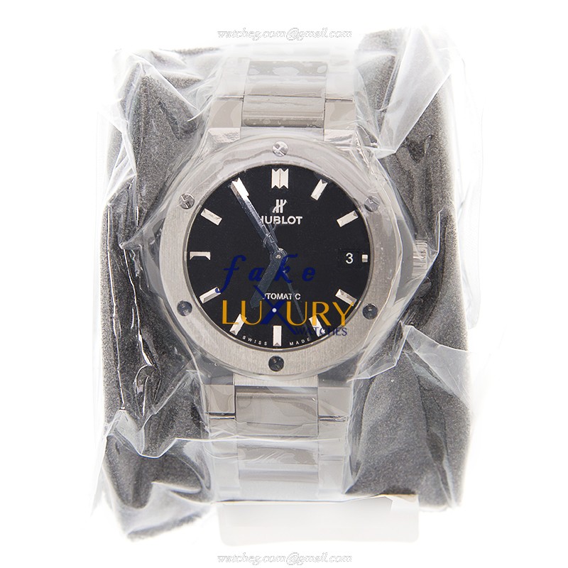 Hublot 568.NX.1170.NX CLASSIC FUSION Automatic Stainless Steel Replica Watch, Black Dial, Silver - Image 2