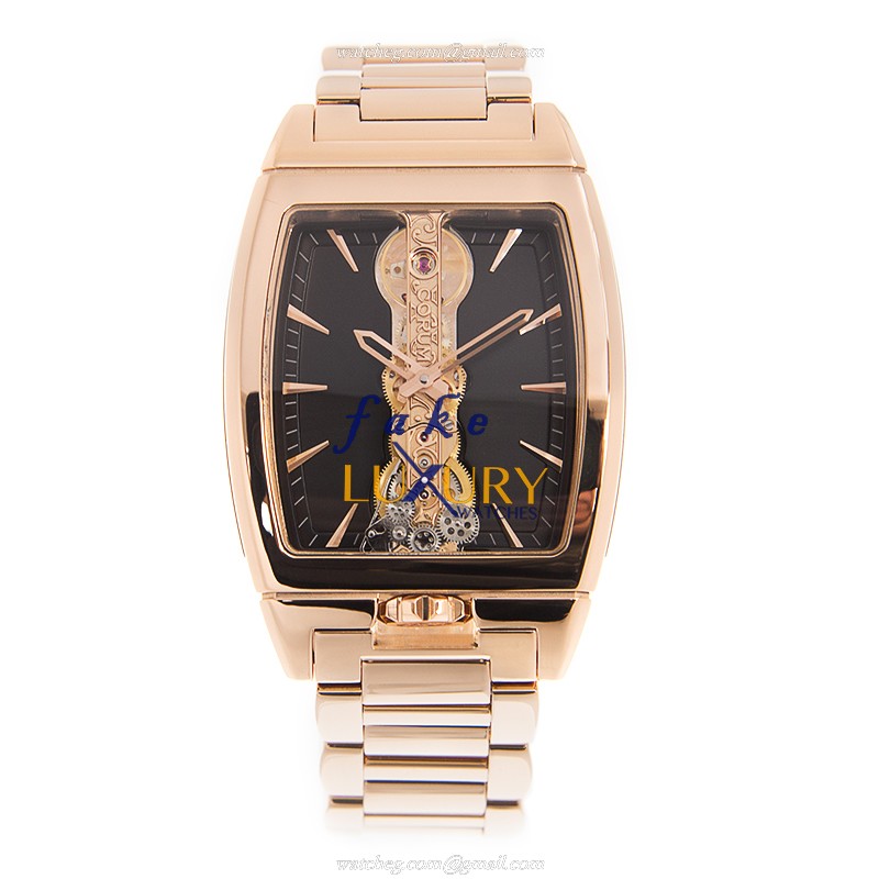 Corum 113.150.55/V100 FN02 Golden Bridge - Replica Watch - Manual Wind - 18kt Rose Gold - Image 2