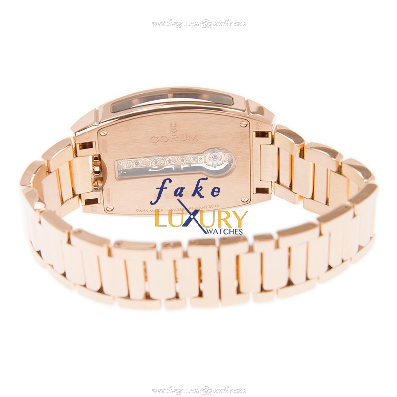 Corum 113.150.55/V100 FN02 Golden Bridge - Replica Watch - Manual Wind - 18kt Rose Gold - Image 4