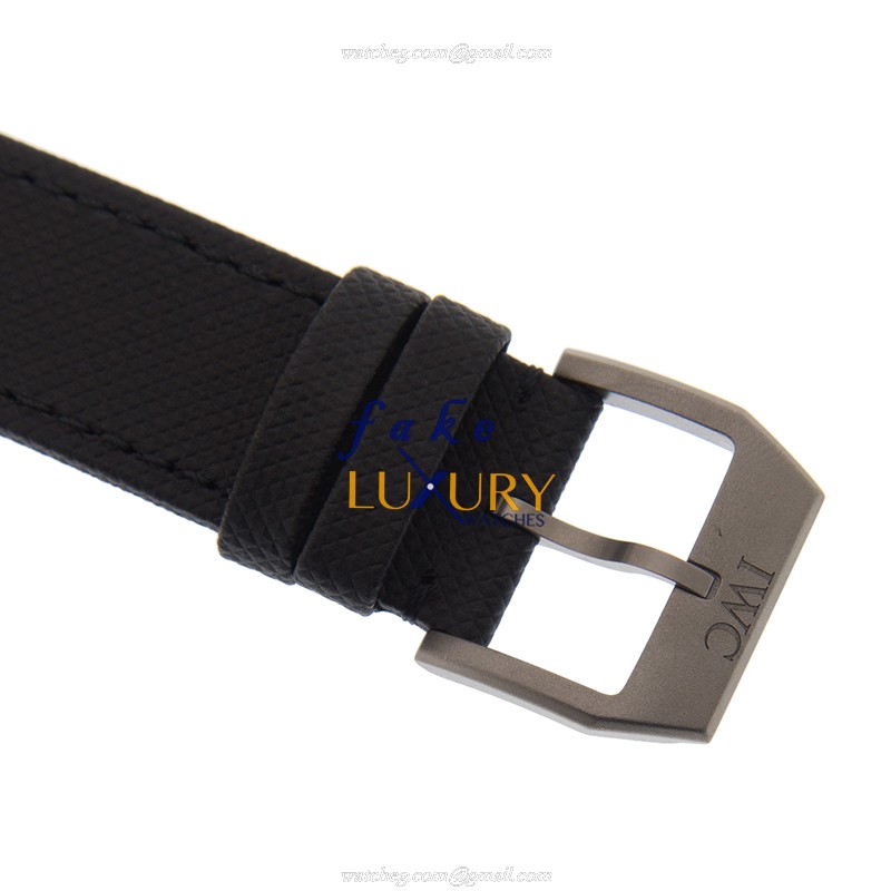 IWC IW324703 PILOTS Replica Watch Automatic Movement Blue Dial Steel Case Leather Strap - Image 4