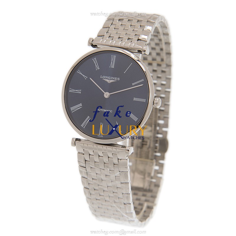 Longines L4.908.4.94.6 - Replica Watch - La Grande - Automatic - Blue Dial - Steel - Image 3
