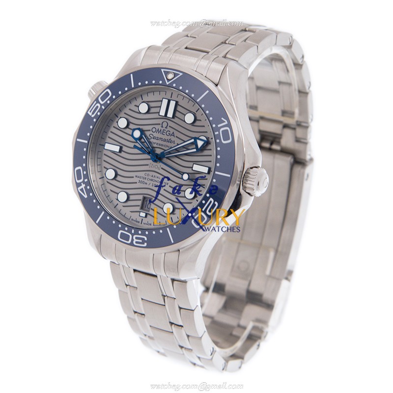 Omega Seamaster 210.30.42.20.06.001 Replica Watch, Automatic Movement, Gray Dial, Steel Bracelet - Image 3
