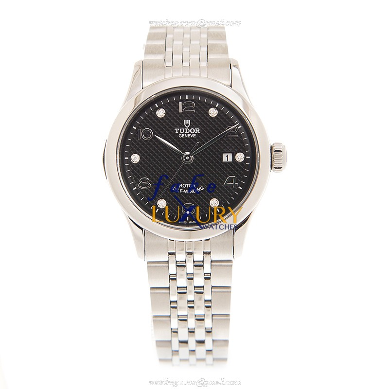 Tudor 91350-67010-6DI-BK Automatic Steel Black Dial Replica Watch - Image 2