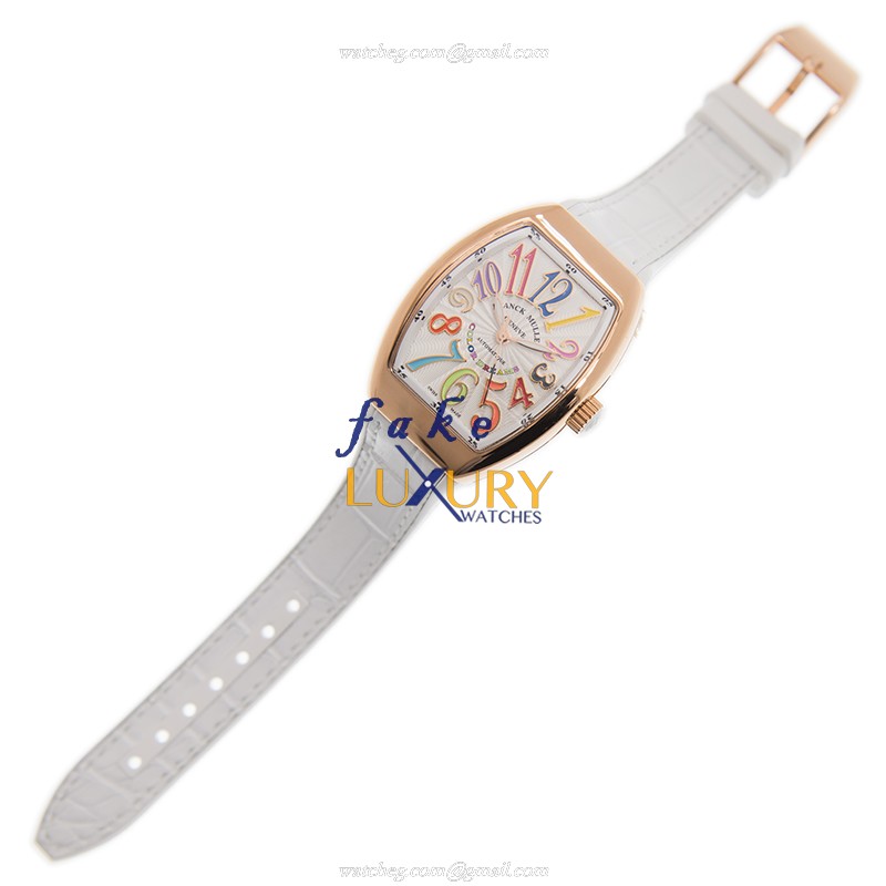 Franck Muller V 32 SC AT FO COL DRM 5N.BC VANGUARD | Automatic | 18kt Rose Gold | White Dial - Image 2