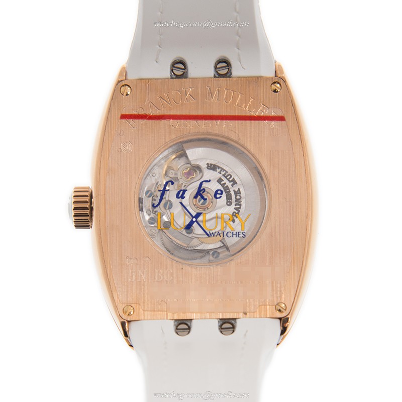 Franck Muller V 32 SC AT FO COL DRM 5N.BC VANGUARD | Automatic | 18kt Rose Gold | White Dial - Image 3