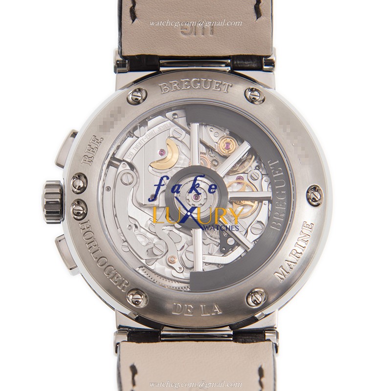 Breguet 5527TI/G2/9WV MARINE Replica Watch, Automatic Movement, Gray Dial, Steel Case - Image 3