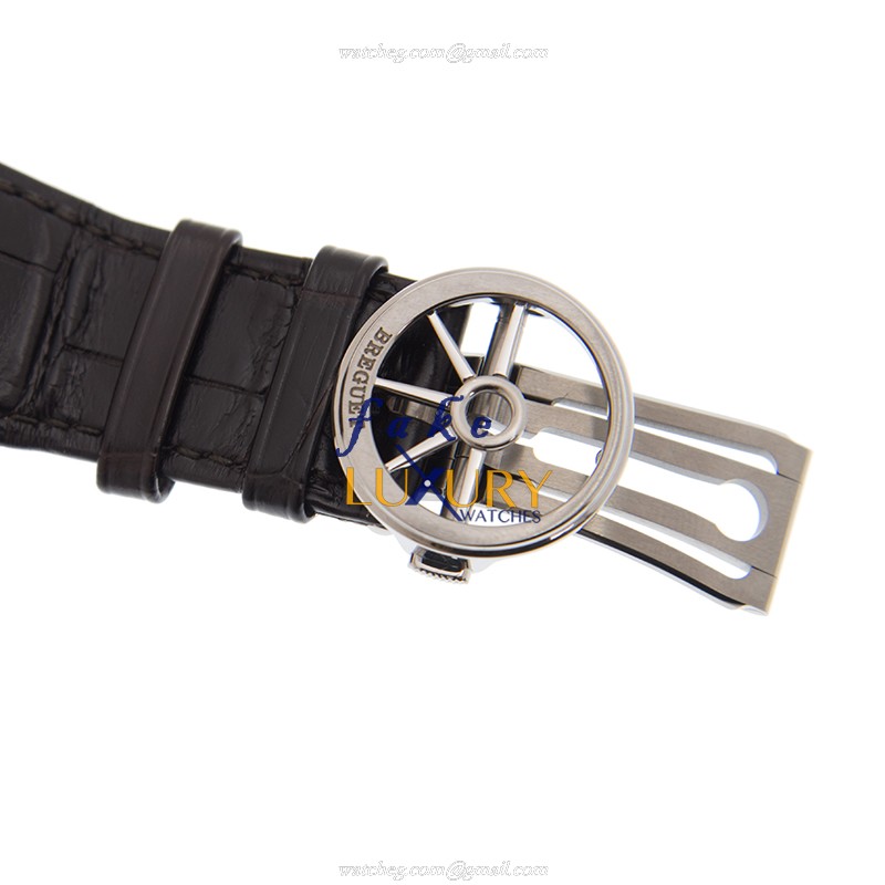 Breguet 5527TI/G2/9WV MARINE Replica Watch, Automatic Movement, Gray Dial, Steel Case - Image 4