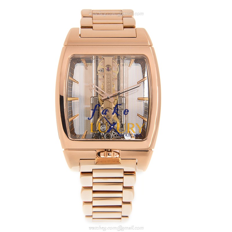 Corum Golden Bridge 313.165.55/V100 GL10R Replica Watch With Automatic Movement, 18kt Rose Gold - Image 2