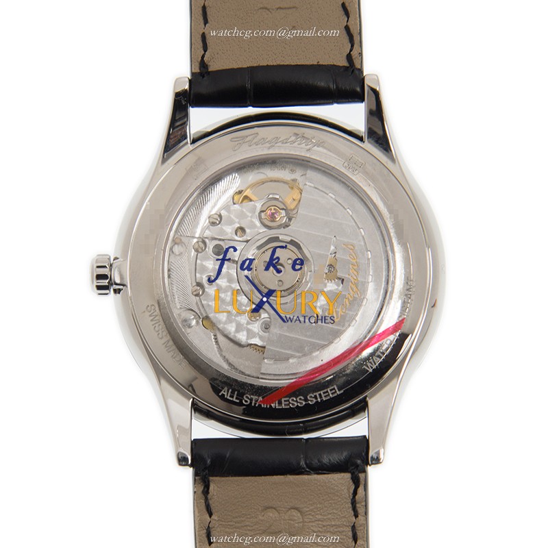 Longines L4.874.4.21.2 Flagship Replica Watch, Automatic Movement, White Dial, Alligator Strap - Image 3