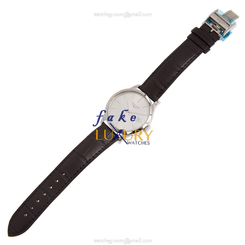 Longines L2.820.4.72.2 RECORD Automatic Stainless Steel Replica Watch - Swiss Luxury Clone - Image 2