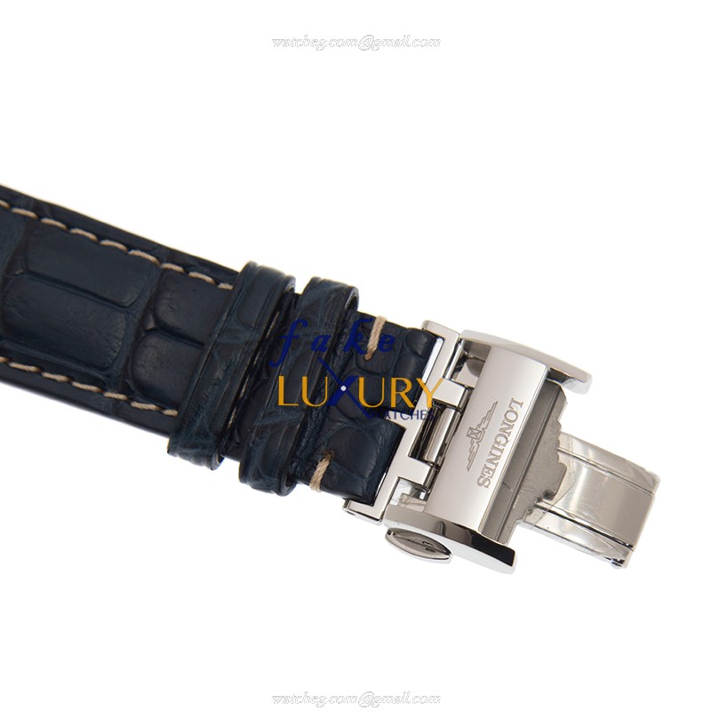 L2.793.4.92.2 - Longines Master Replica Watch - Automatic - Blue Dial - Steel - Image 4