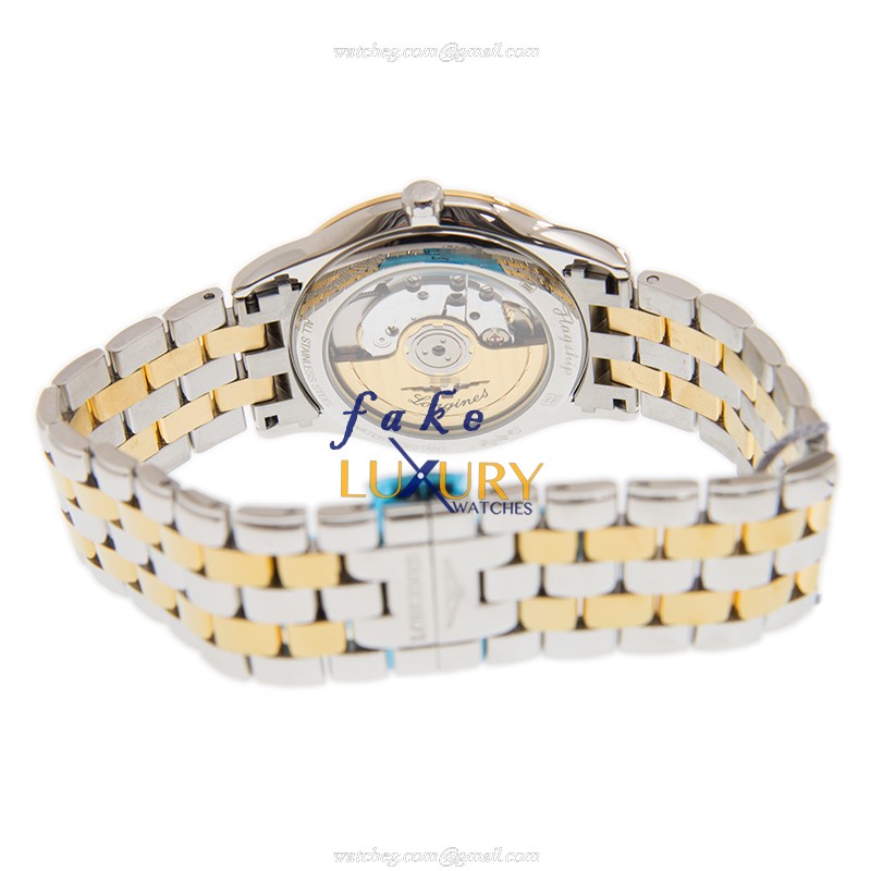Longines FLAGSHIP L4.974.3.22.7 Automatic Gold-Plated Steel White Dial Replica Watch - Image 4