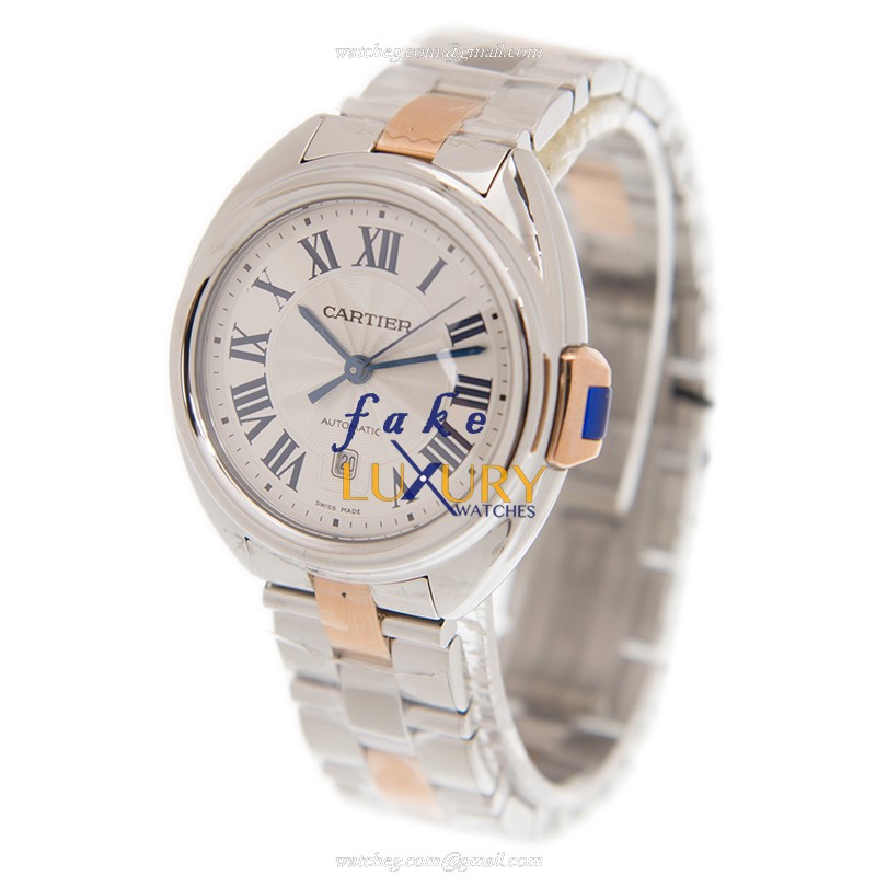 Cartier W2CL0012 BALLON BLEU Automatic Stainless Steel Replica Watch, Silver Dial, 40mm Case - Image 3