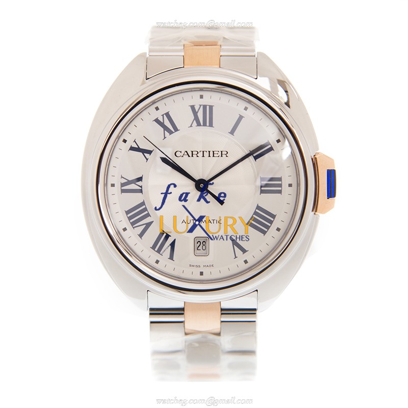 Cartier W2CL0010 BALLON BLEU Automatic Stainless Steel Replica Watch, Swiss Movement, Silver Dial - Image 2