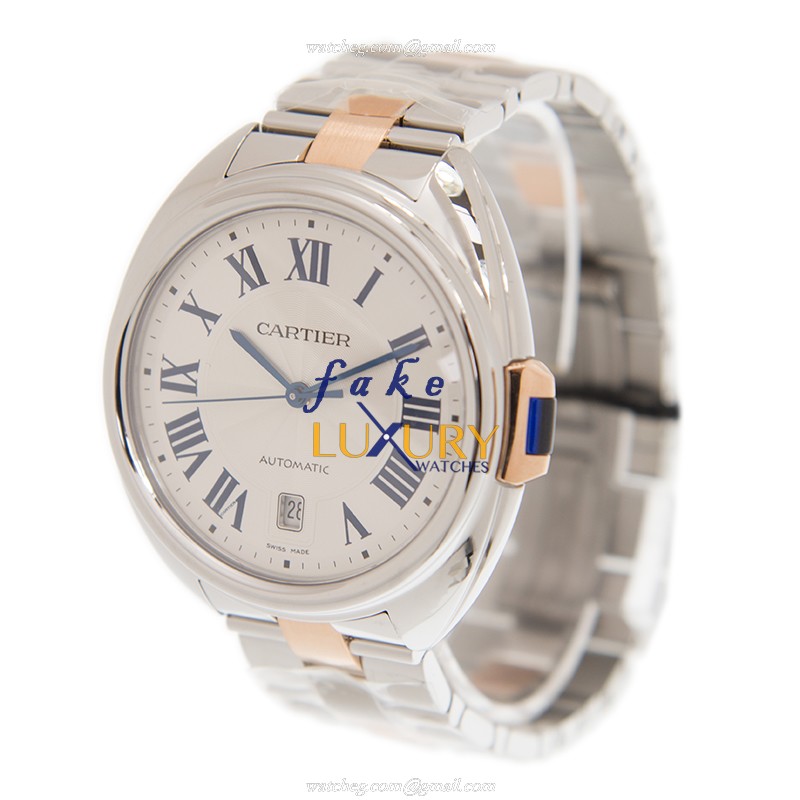 Cartier W2CL0010 BALLON BLEU Automatic Stainless Steel Replica Watch, Swiss Movement, Silver Dial - Image 3