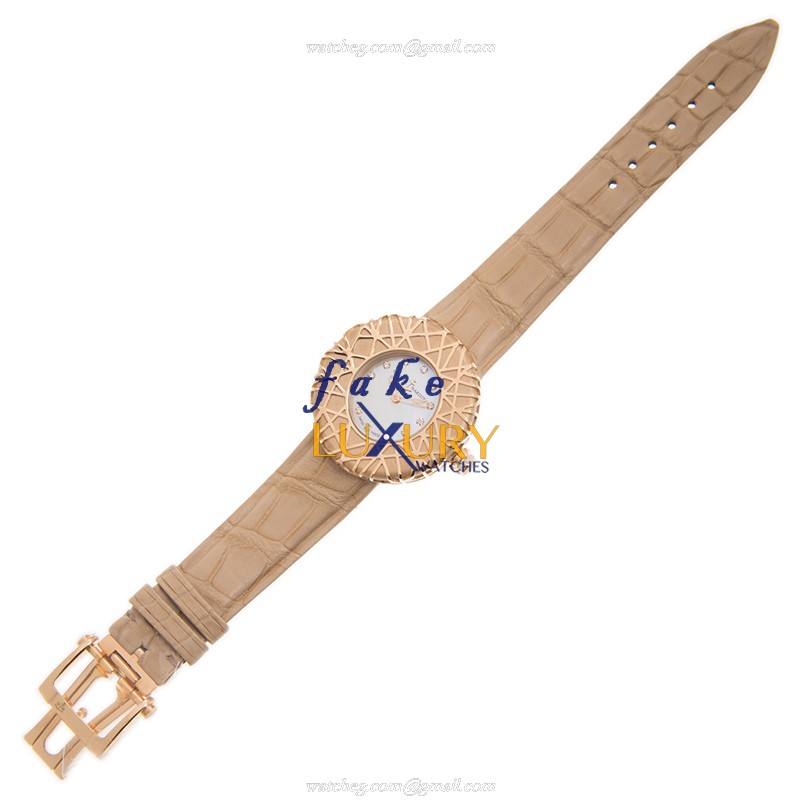 Ulysse Nardin 8106-108 Classic Replica Watch, Automatic Movement, White Mother of Pearl Dial, 18kt - Image 2