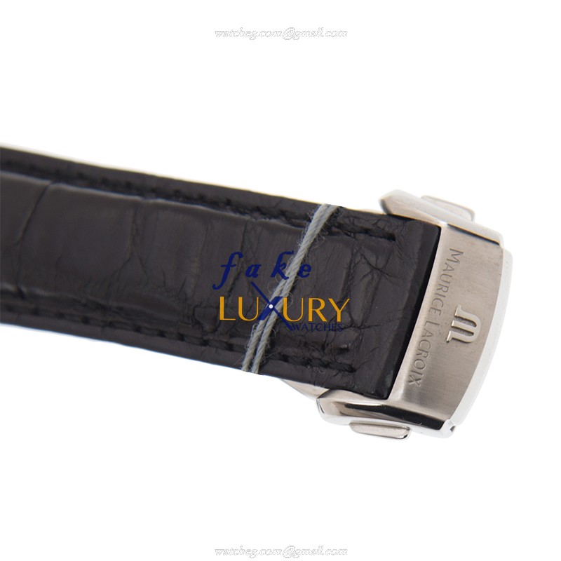 Maurice Lacroix MP7128-SS001-320 Masterpiece Replica Watch, Gray Dial, Steel Case, Manual Wind - Image 4