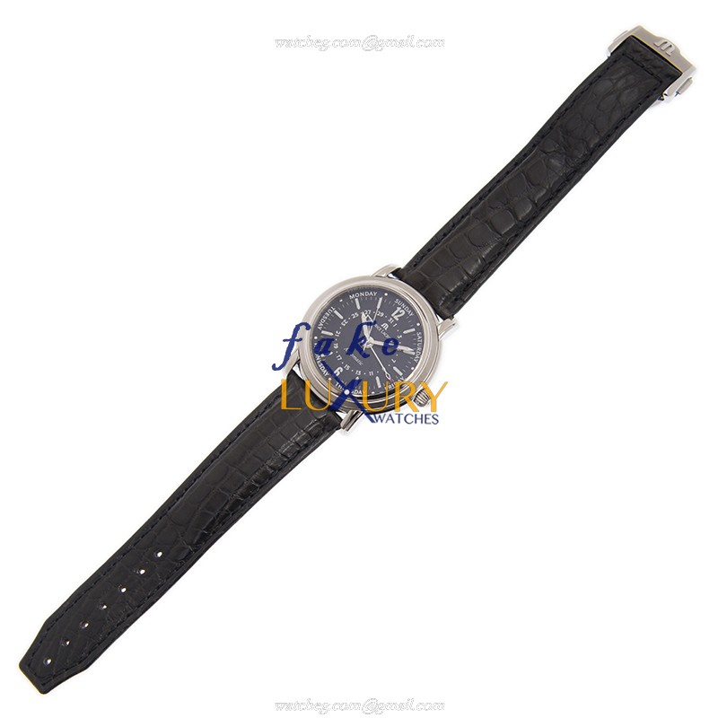 Maurice Lacroix MP6328-SS001-39E Masterpiece Replica Watch - Automatic - Black Dial - Alligator - Image 2