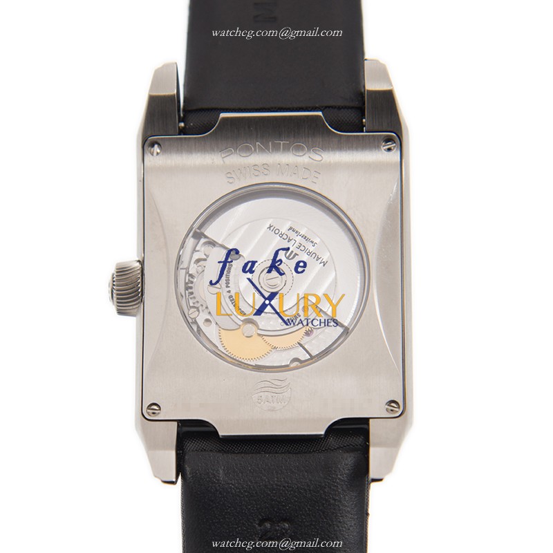 Maurice Lacroix PT6247-SD501-150 Pontos Replica Watch, Automatic, Gray Dial, Steel Case - Image 3