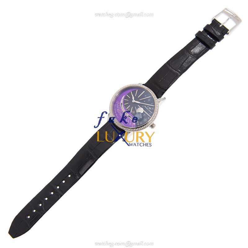 Maurice Lacroix SD6007-WD501-330 Starside Replica Watch With Automatic Movement, Black Dial, 18kt - Image 2