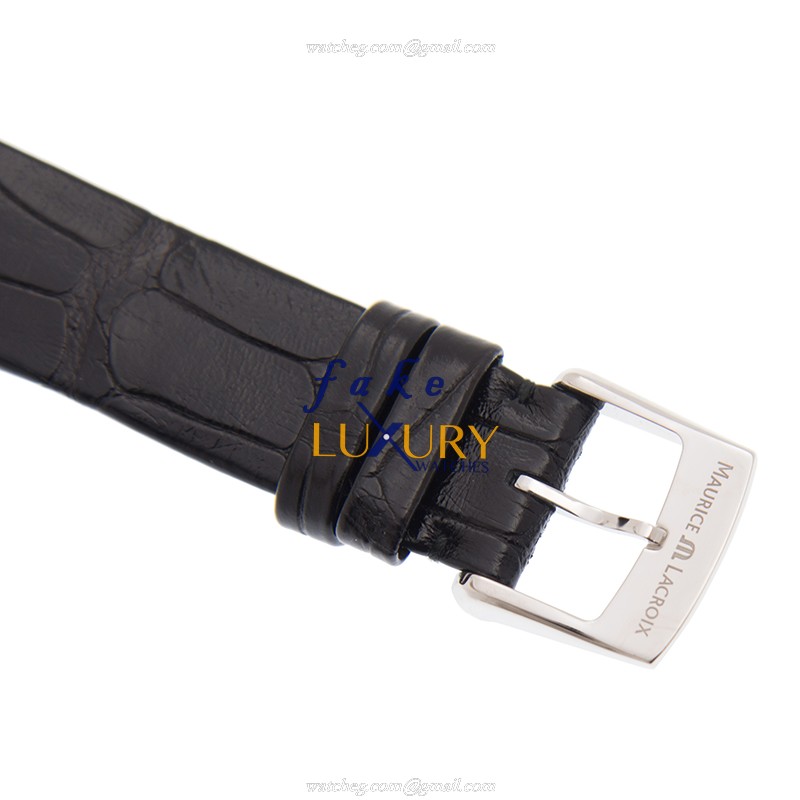 Maurice Lacroix SD6007-WD501-330 Starside Replica Watch With Automatic Movement, Black Dial, 18kt - Image 4