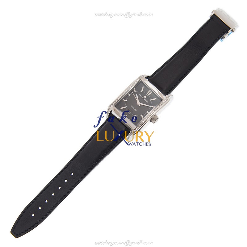 PT6247-SD501-350 - Maurice Lacroix PONTOS Replica Watch Black Dial Automatic Leather - Image 2